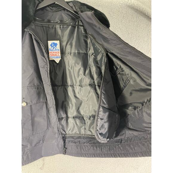 Vintage Horace Small Navy Uniform Jacket Men’s 42R USA Made Lined Workwear Coat - Picture 8 of 14